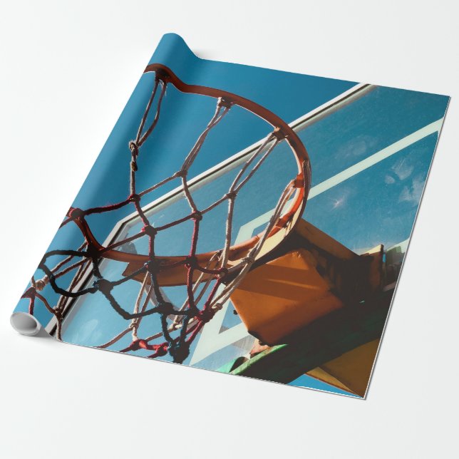 Papel De Regalo Awesome Basketball Hoop (Desenrollado)