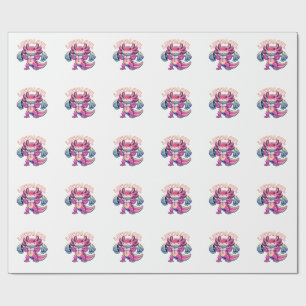 Papel De Regalo Axolotl LIFTALOTL