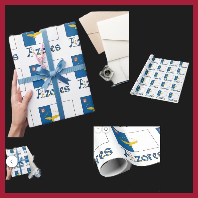 Papel De Regalo Azorean Flag and Azores (Subido por el creador)