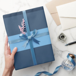 Papel De Regalo Azul a rayas