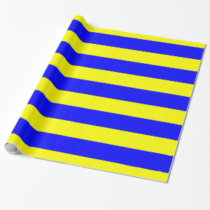 Papel De Regalo Azul amarillo delta