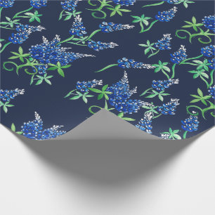 Papel De Regalo Azul azul de Texas Bluebonnets