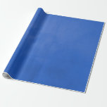 Papel De Regalo Azul azul real<br><div class="desc">Tendencia del papel de envoltura de acuarela azul real.</div>