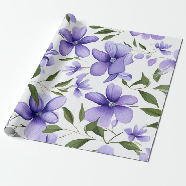 Papel De Regalo Azul bonito (Desenrollado)
