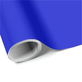 Papel De Regalo Azul brillante ultramarino sólido