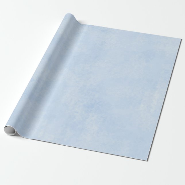 Papel De Regalo azul claro limpiada con esponja (Desenrollado)