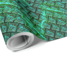 Papel De Regalo Azul con trazos entrelazados 'flotantes'