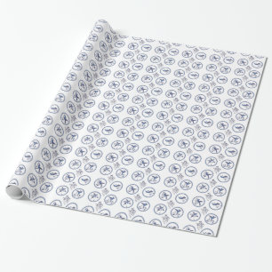 Papel De Regalo Azul coordinado de Delft