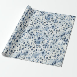 Papel De Regalo Azul de Día Lluvioso