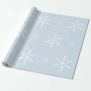 Papel De Regalo Azul en colores pastel helado con el navidad