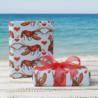 Papel De Regalo Azul francés lindo eres mi amor