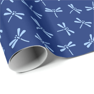 Papel De Regalo Azul japonés del modelo, del cobalto y de cielo d
