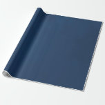 Papel De Regalo Azul Marino Acuarela<br><div class="desc">Papel de envolver con lavado de acuarela azul marino.</div>