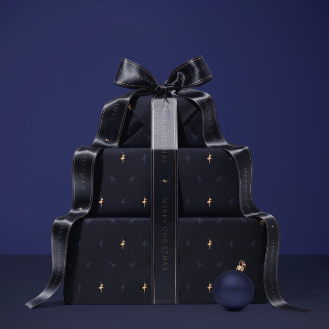 Papel de regalo azul marino de lujo (Subido por el creador)