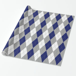 Papel De Regalo Azul Marino Gris Carbón Gris Oscuro Blanco XL Argy