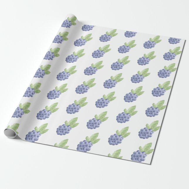 Papel De Regalo Azul morado (Desenrollado)