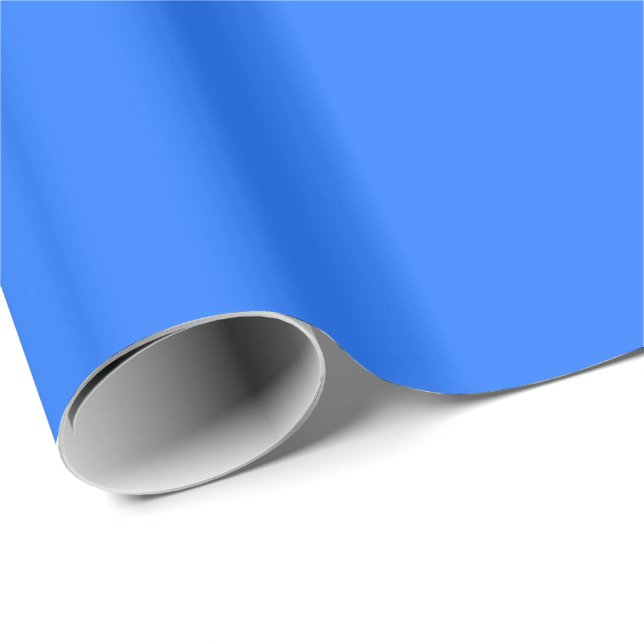 Papel De Regalo Azul neón (Esquina del rollo)