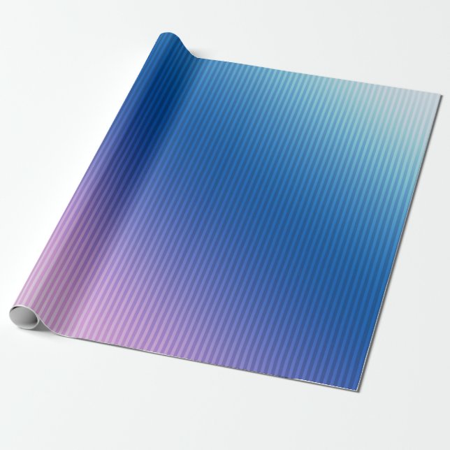 Papel De Regalo Azul rosado , rosa , rayas , oscuro , degradado ro (Desenrollado)