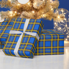 Papel De Regalo Azul Y Amarillo