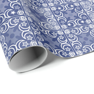Papel De Regalo azulejo Delft étnico patrón nacional holandés  