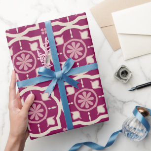 Papel De Regalo Azulejo portugués mediterráneo tradicional