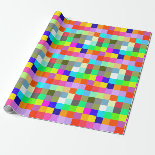 Papel De Regalo Azulejos coloridos geniales para regalos de niños