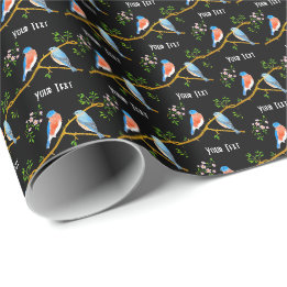 Papel De Regalo Azulejos Negros