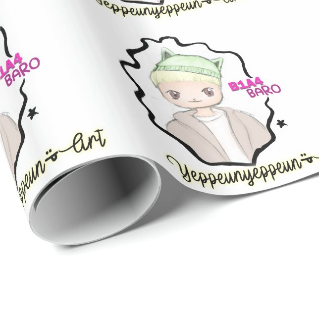 Papel De Regalo B1A4 ~ Baro (Esquina del rollo)
