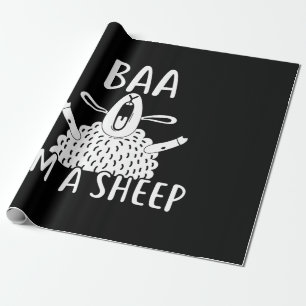 Papel De Regalo Baa, soy una oveja Propietario de ovejas present