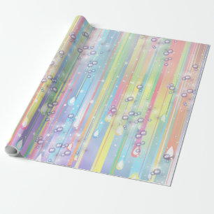 Papel De Regalo Baby Boy rainbow Bubbles Baby Shower