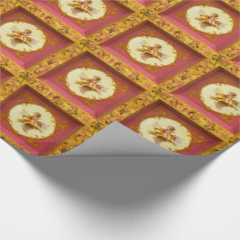 Papel De Regalo Baby Cherub Holiday Joy