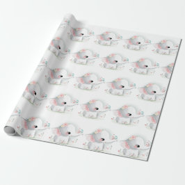 Papel De Regalo Baby Elephant Baby Shower