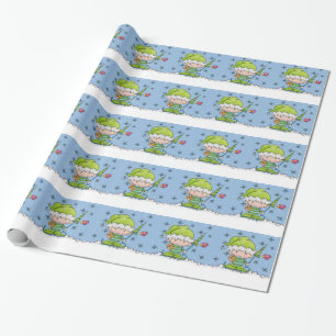 Papel De Regalo Baby Elf - Personalizado !st Navidades