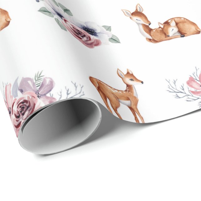 Papel De Regalo Baby Fawn (Esquina del rollo)