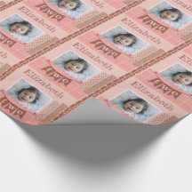 Baby Girl 2ᵉʳ cumpleaños Pink Scrapbooking