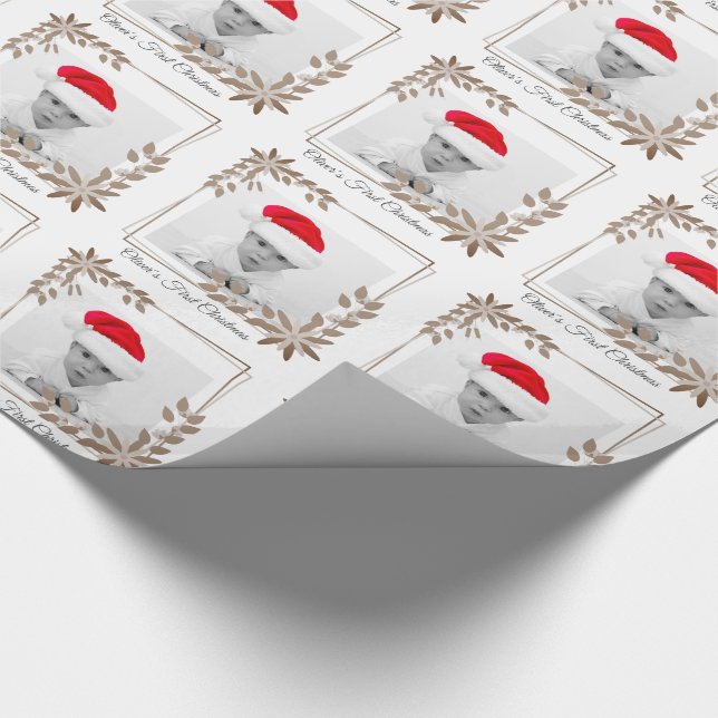 PAPEL DE REGALO BABY PRIMER CHRISTMAS FOTO RETRATO GIFT WRAPPING (Esquina)