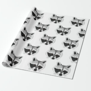 Papel De Regalo Baby Raccoon