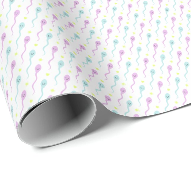 Papel De Regalo Baby Shower  (Esquina del rollo)