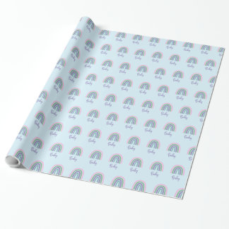 Papel De Regalo Baby Shower arcoiris