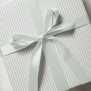 Papel De Regalo Baby Shower con rayas verdes de fábrica