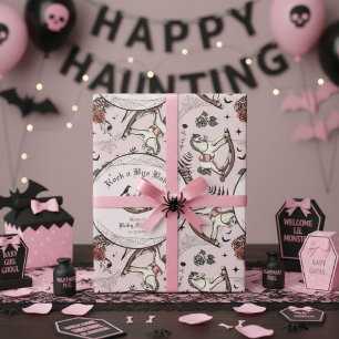 Papel De Regalo Baby Shower de caballos rocosos góticos de estilo