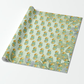 Papel De Regalo Baby Shower de Dinosaurios Verdes