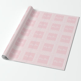 Papel De Regalo Baby Shower de Diva, bebé de Houndstoth