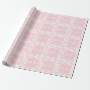 Papel De Regalo Baby Shower de Diva, bebé de Houndstoth