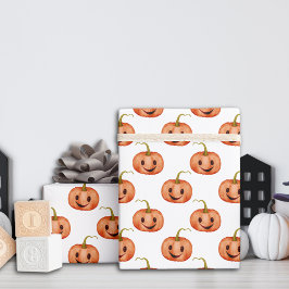 Papel De Regalo Baby Shower Halloween de Jack O’ Lantern