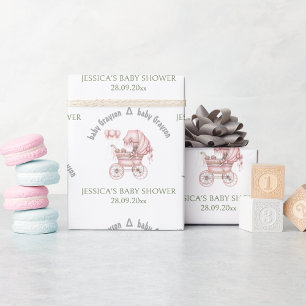 Papel De Regalo Baby Shower personalizado de transporte de bebé ro