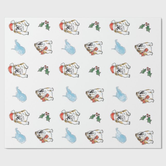 Papel De Regalo BabyDog y West Virginia Wrapping Paper (Superficie plana)