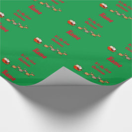 Papel De Regalo Babys 1 Navidades Gracioso Verde Glossy
