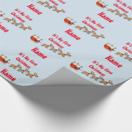 Papel De Regalo Babys 1Navidades GIFTWRAP Funny Personalizado