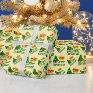 Papel De Regalo Babys es mi primer navidad